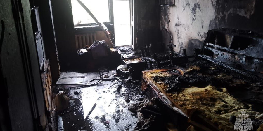 В Петровске женщина погибла из-за пожара в пятиэтажке