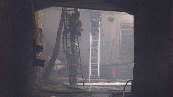 Пожар на Некрасова локализован, площадь возгорания составила 200 кв. м