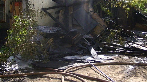 Пожар на Некрасова локализован, площадь возгорания составила 200 кв. м