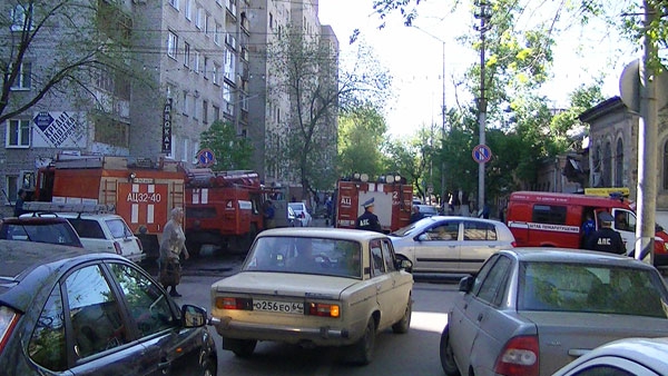 Пожар на Некрасова локализован, площадь возгорания составила 200 кв. м