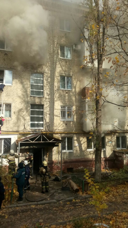 На Тверской из горящего дома спасли 15 человек