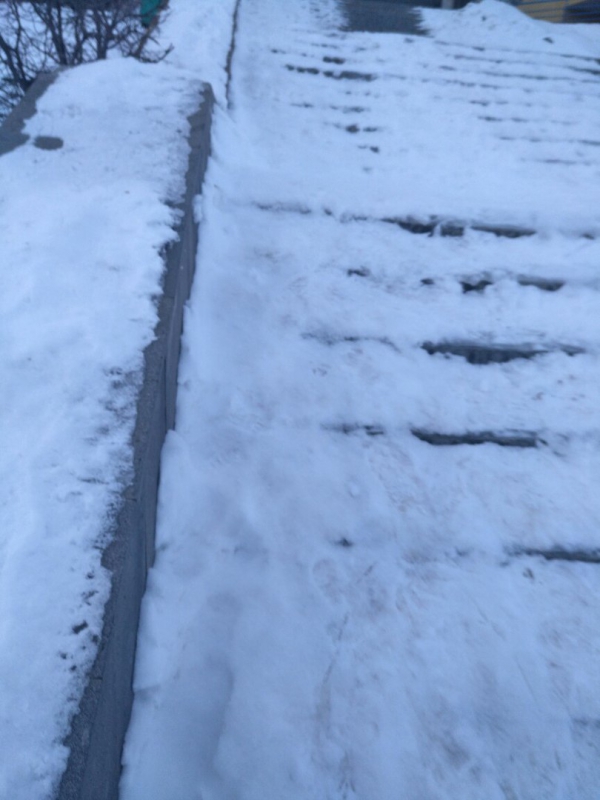 Очевидец рассказал о «звериных тропах» среди ледяных глыб в центре Саратова