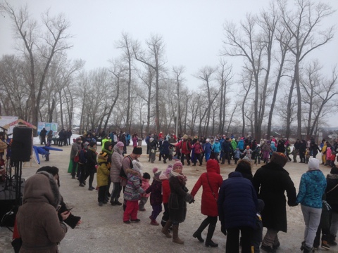 На Приволжской магистрали отметили масленицу