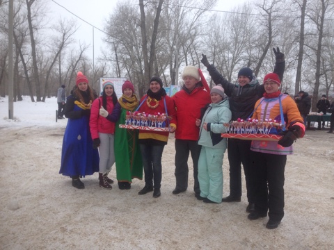 На Приволжской магистрали отметили масленицу