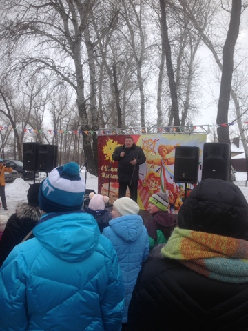 На Приволжской магистрали отметили масленицу