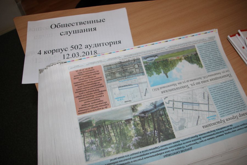 Саратовским студентам и преподавателям представили проекты благоустройства парков и площадей