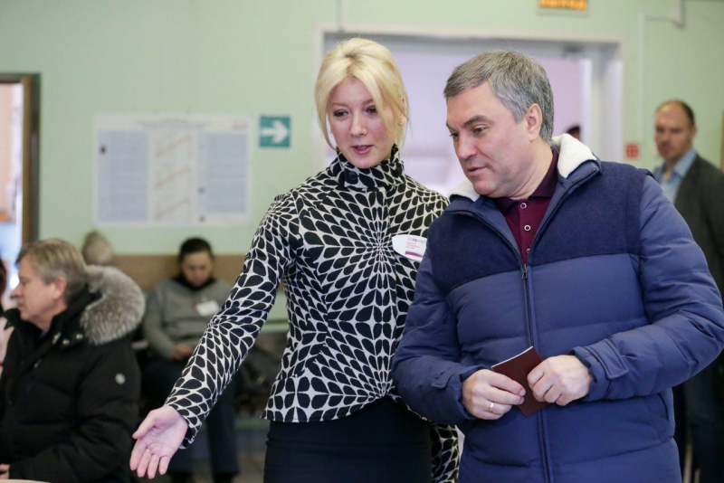 Вячеслав Володин отдал свой голос за будущего президента РФ