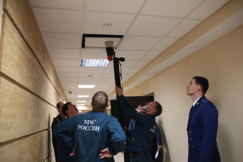 В саратовском ТЦ «Рубин» во время эвакуации не сработала система пожаротушения