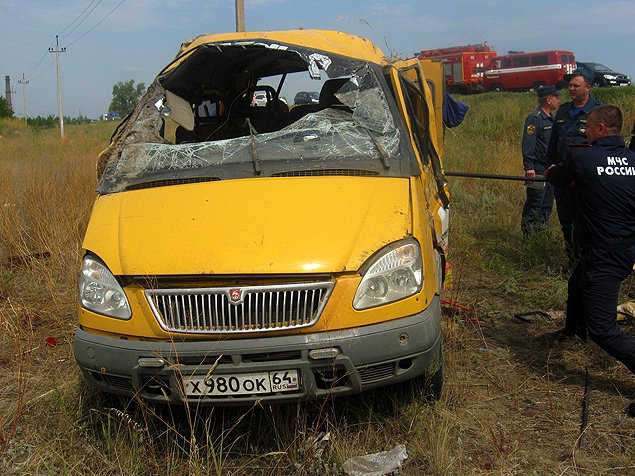 Пассажирская «Газель» с саратовскими номерами попала в ДТП под Самарой