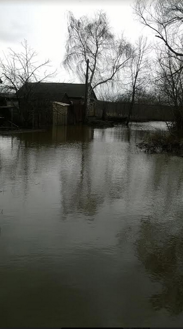 В Аткарске срезали дамбу для защиты от паводка. Вода стоит в 12 дворах
