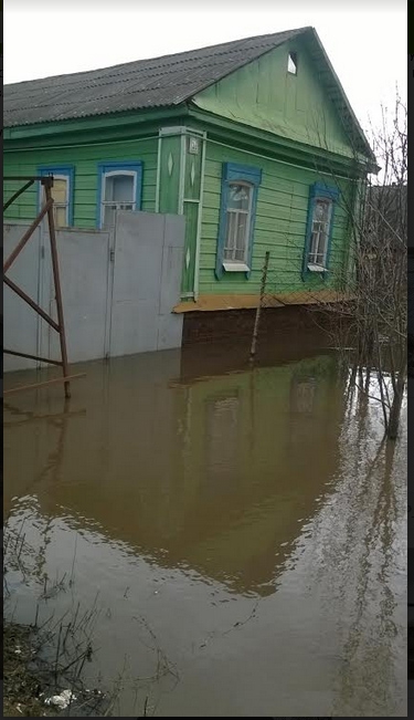 В Аткарске срезали дамбу для защиты от паводка. Вода стоит в 12 дворах