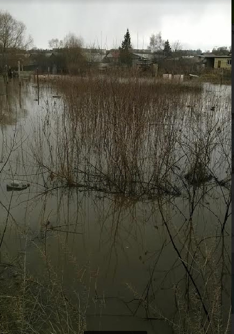 В Аткарске срезали дамбу для защиты от паводка. Вода стоит в 12 дворах