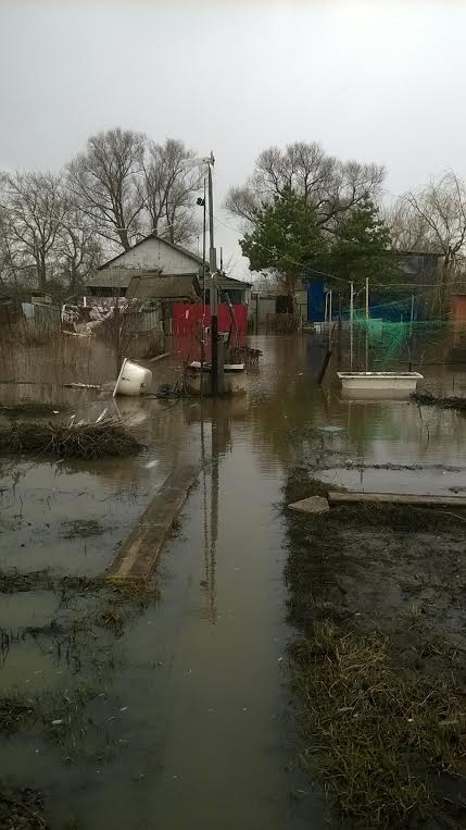В Аткарске срезали дамбу для защиты от паводка. Вода стоит в 12 дворах