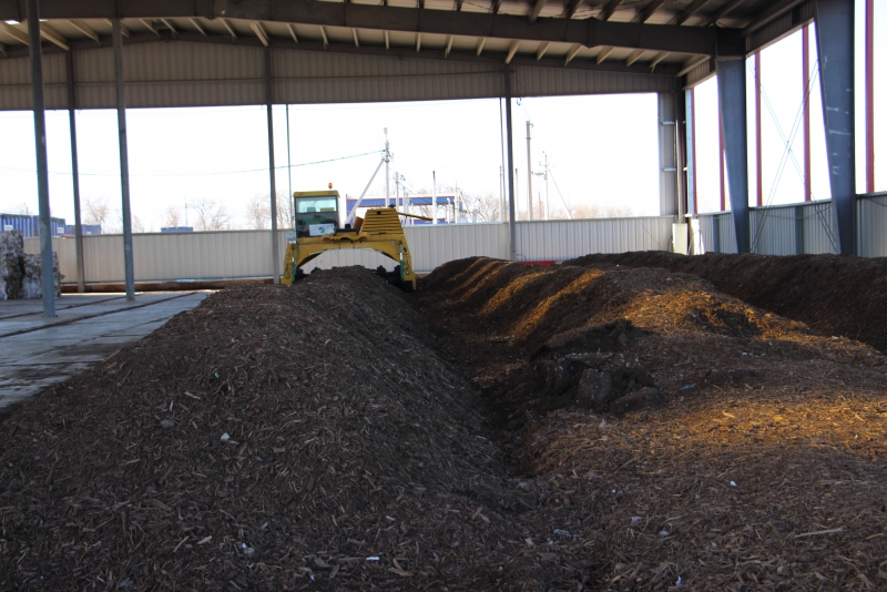 В Энгельсском экотехнопарке подготовлена новая партия уникального биокомпоста
