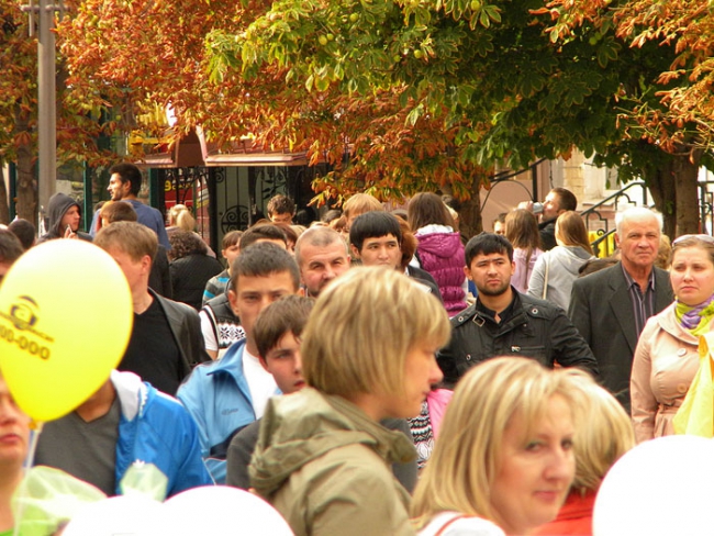 День города. Дождь не пустил в небо сотни китайских фонариков