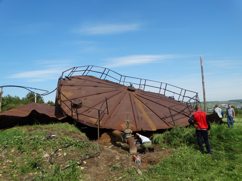 В Балтае восстанавливают водоснабжение после разрыва резервуара