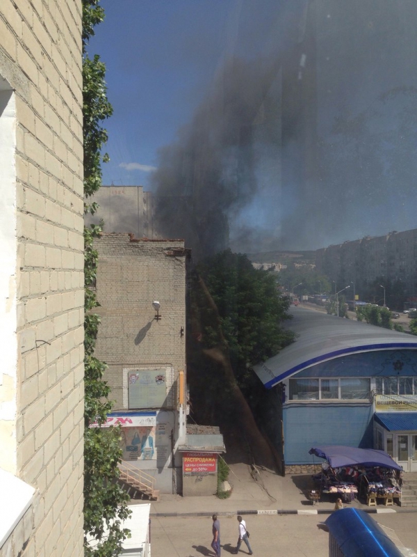 В Заводском районе горел расселенный дом