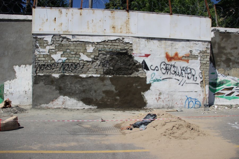 Граффити на саратовской набережной могут замазать к концу июня