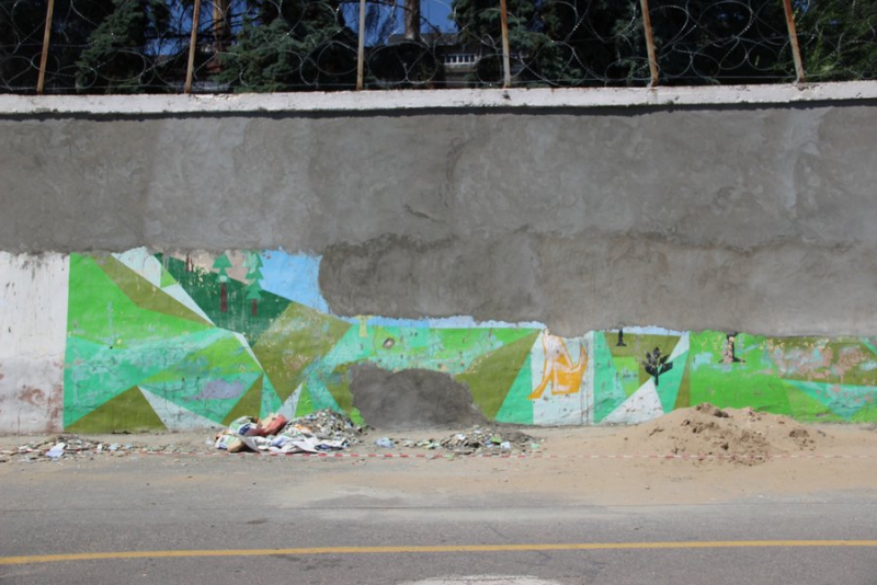 Граффити на саратовской набережной могут замазать к концу июня