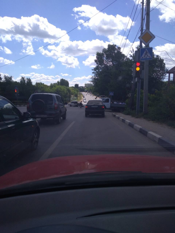 На Молочке «семерку» смяло после удара