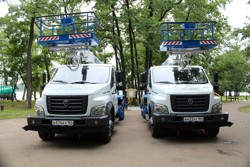Парк спецтехники «Облкоммунэнерго» пополнился новыми вышками