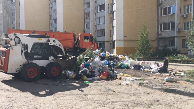 Зачищена стихийная свалка ТКО в поселке Солнечный