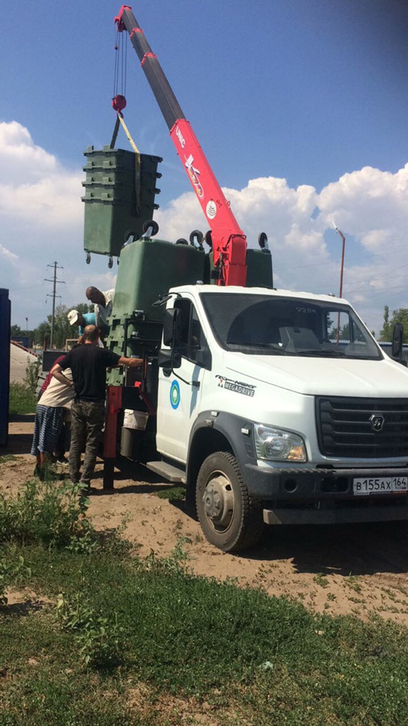 Более 12,5 тысяч новых контейнеров поступило в Саратовскую область