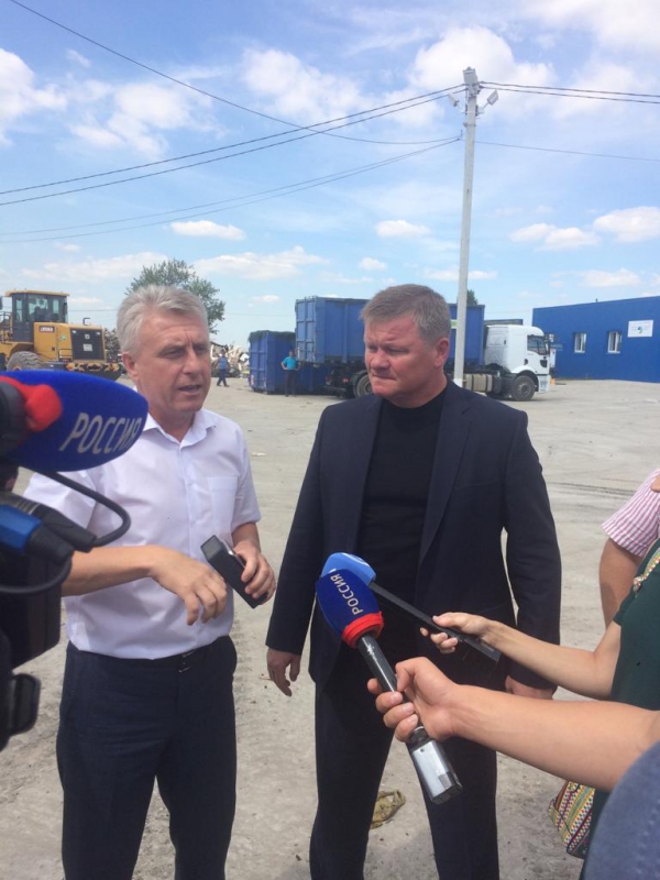 Глава Саратова посетил мусороперегрузочную станцию в Гуселке