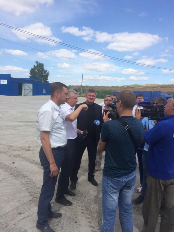 Глава Саратова посетил мусороперегрузочную станцию в Гуселке