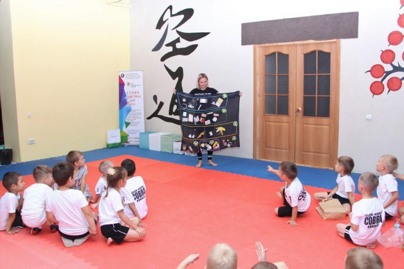 Воспитанники клуба единоборств «Кобра» научились правильно разделять отходы