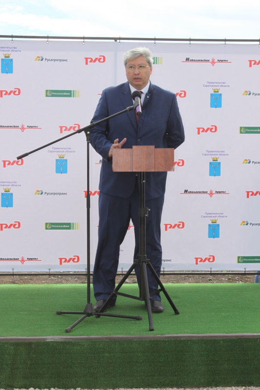 Новый мини-элеватор на станции Пугачевск позволит отгружать до 10 тысяч тонн зерна в месяц ж/д транспортом