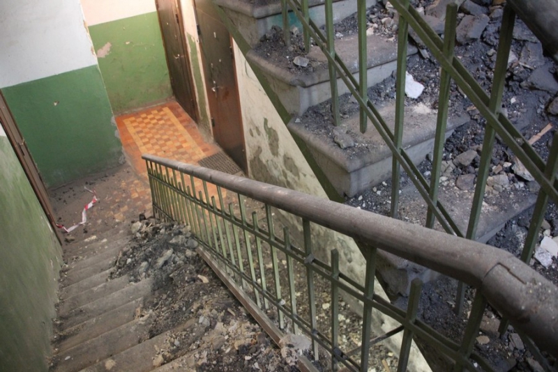 В центре Саратова в доме обрушился потолок