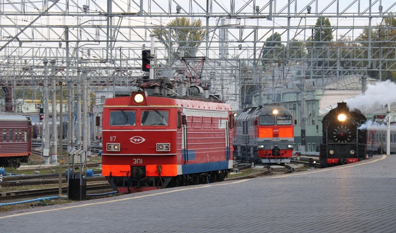 Динамическую выставку локомотивов посетили более 1 тысячу саратовцев