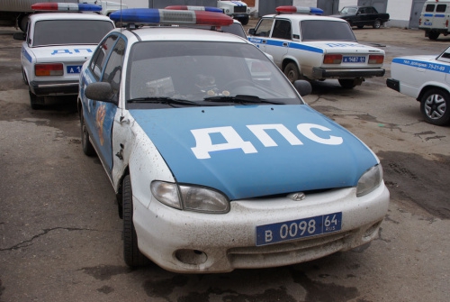 Подросток на легковушке протаранил автомобиль ДПС