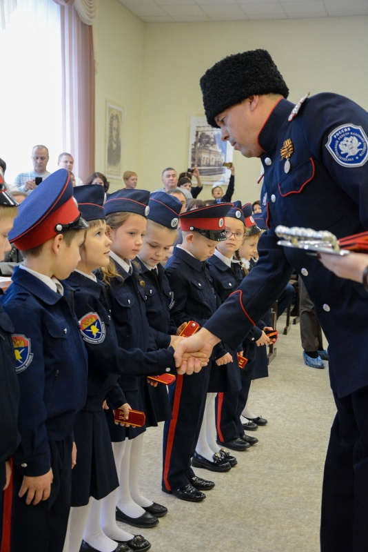 Посвящение в кадеты состоялось в Татищевском районе