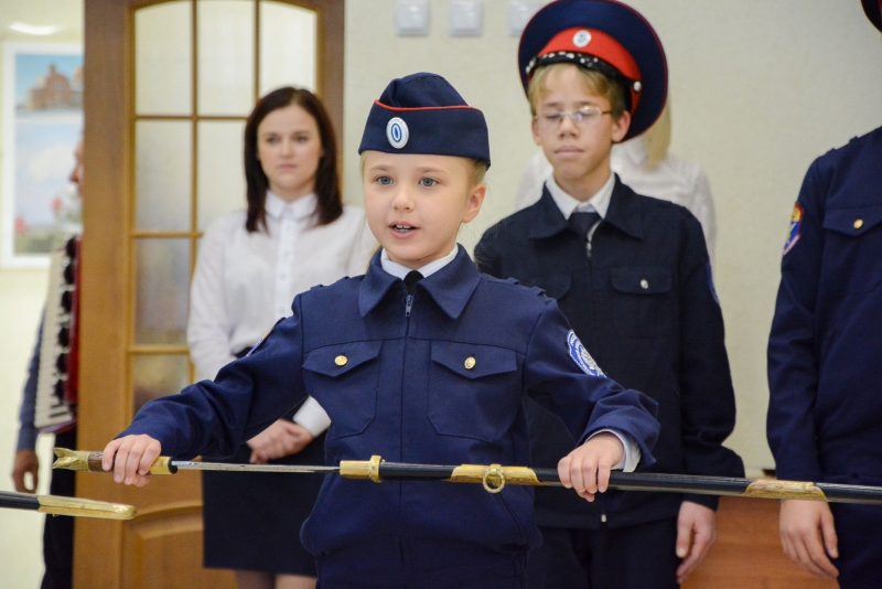 Посвящение в кадеты состоялось в Татищевском районе