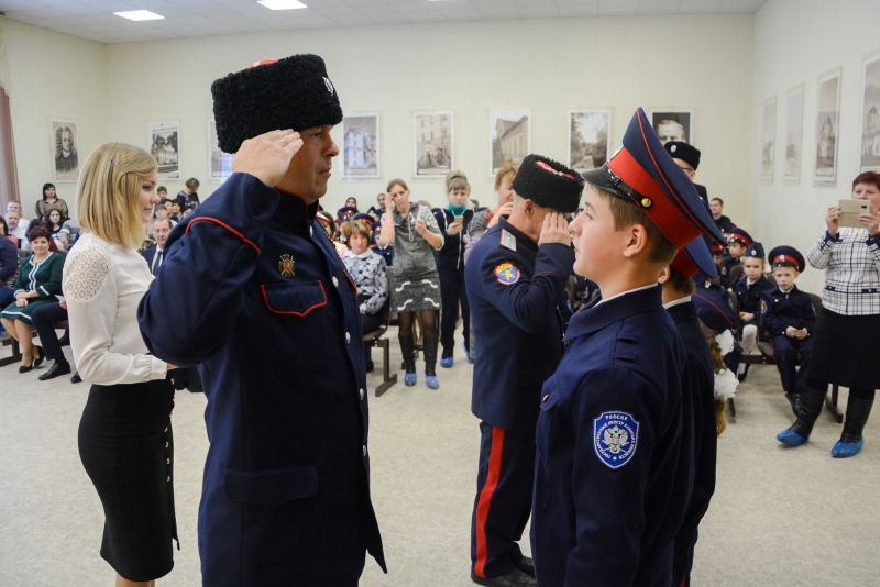 Посвящение в кадеты состоялось в Татищевском районе