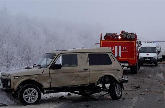 Водитель грузовика погиб в массовой аварии под Хвалынском