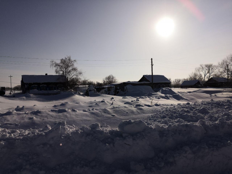 Военная техника освободила Петровский район из «снежного плена»