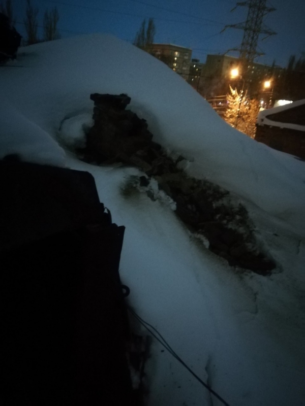 На Астраханской обвалилась крыша жилого дома