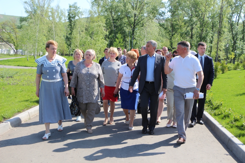 Председатель ГД в парке Вольска: Он ожил, но нужно его совершенствовать