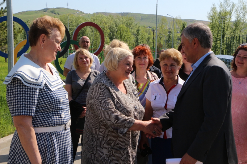 Председатель ГД в парке Вольска: Он ожил, но нужно его совершенствовать