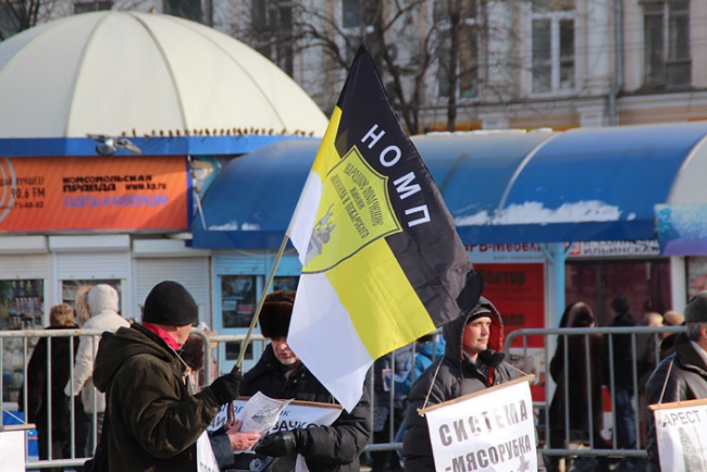 Националисты и антифашисты провели пикеты в поддержку политзаключенных