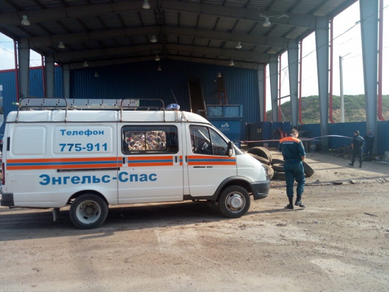 Сотрудники АО «Управление отходами» обнаружили минометный снаряд в мусоре