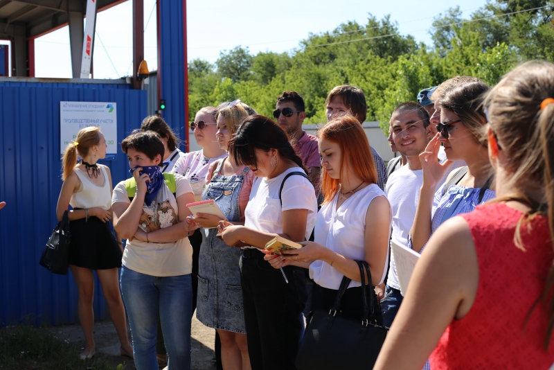Студенты ведущих вузов региона проходят практику в АО «Управление отходами»