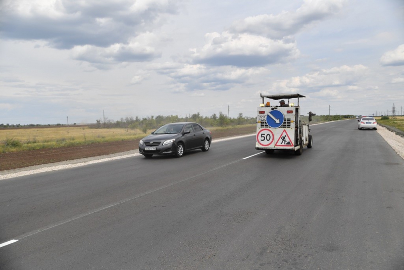 Подрядчик пообещал Радаеву отремонтировать трассу у села Орловское до 1 сентября