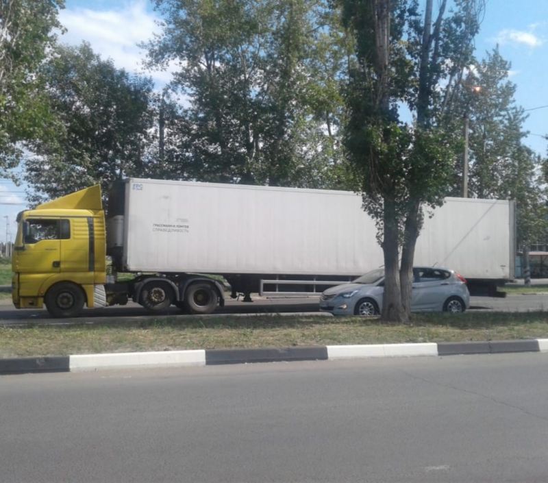 В Балакове грузовик «МАН» сбил пешехода-нарушителя