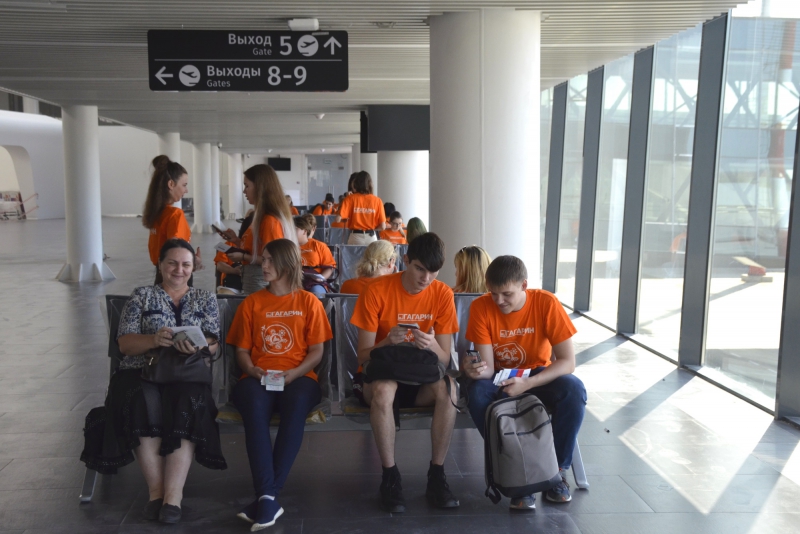Волонтеры протестировали работу аэропорта Гагарин