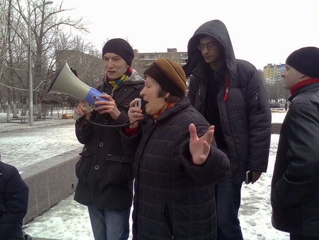 Сложивший партбилет КПРФ Егиян на митинге призывал к самообъединению