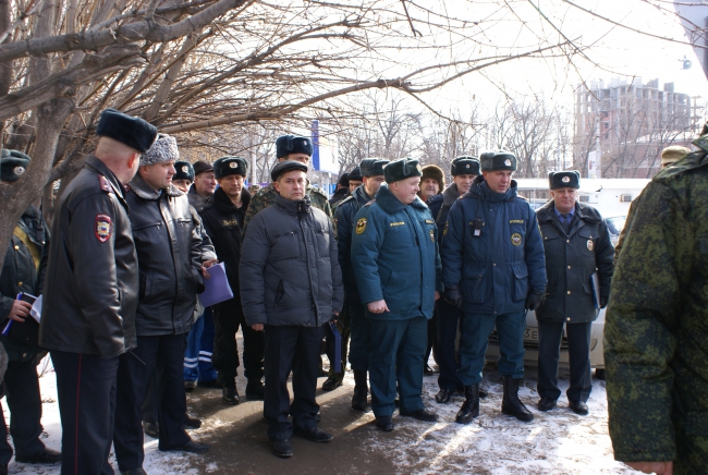 На Шелковичной силовики провели контратаку на «террористов»